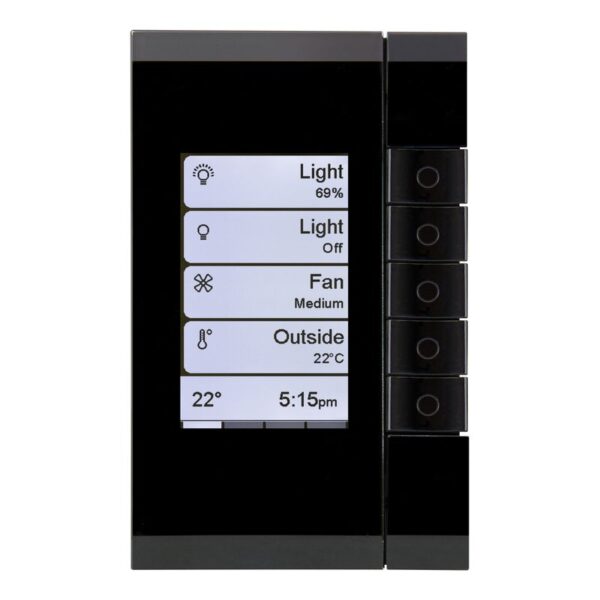 5085EDLW-EB | C-BUS EDLT, WHITE GRID, SATURN EB FASCIA - Schneider Electric