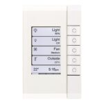 5085EDLW-PW | C-BUS EDLT, WHITE GRID, SATURN PW FASCIA - Schneider Electric