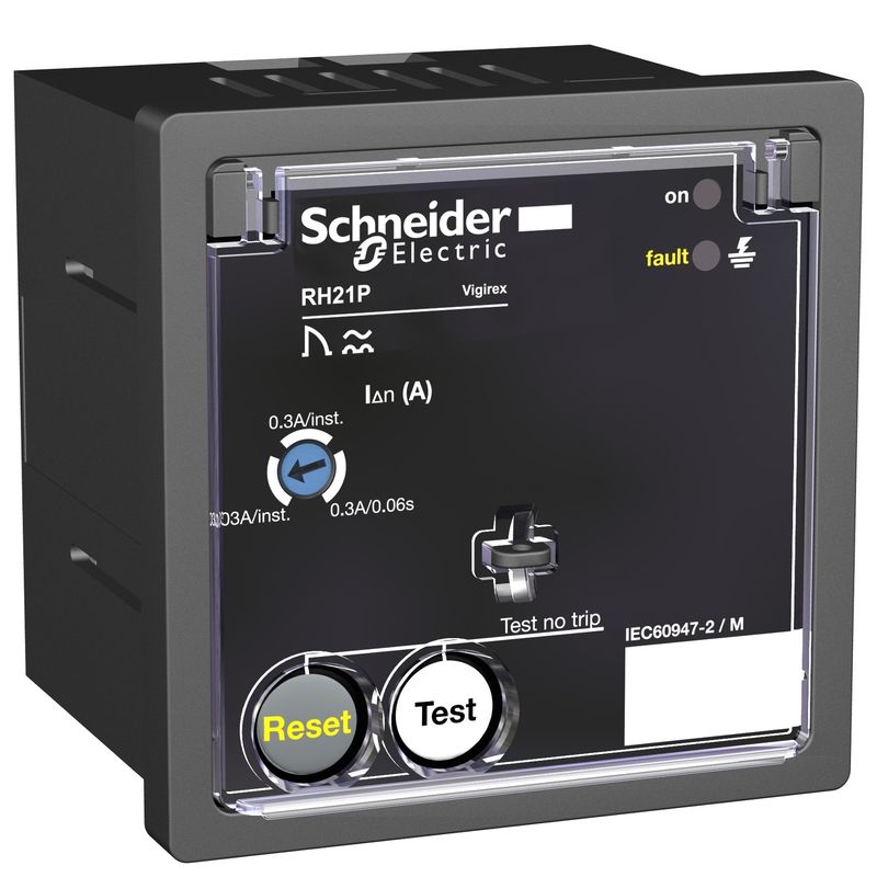 56264 56264 | EARTHLEAKAGE RELAY RH21P 300 MA 0.06 S 4 - Schneider Electric - Image 1