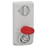 82035 | SOCKET UNIKA W/INTERLOCK 16A 3P-E 380-41 - Schneider Electric