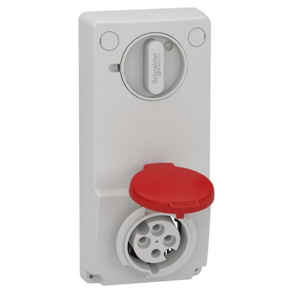 82035 | SOCKET UNIKA W/INTERLOCK 16A 3P-E 380-41 - Schneider Electric