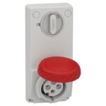 82096 | SOCKET UNIKA W/INTERLOCK 32A 3P-E 380-41 - Schneider Electric