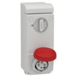 83085 | SOCKET UNIKA W/INTERLOCK 16A 3P-E 380-41 - Schneider Electric