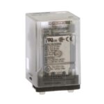 8501KUDR12P14V53 | RELAY 2CO QC PIN 10A 240V 24VDC COIL LED - Schneider Electric