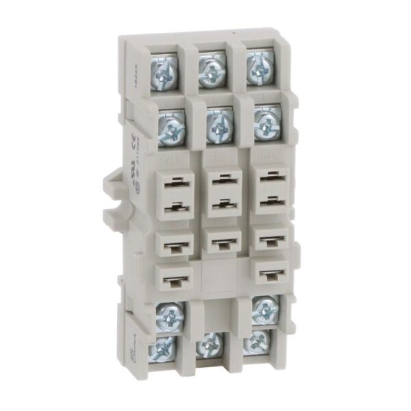 8501NR82B | RELAY SOCKET 600VAC 10AMP TYPE K +OPTION - Schneider Electric