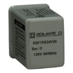 8501RS34V20 | RELAY 240VAC 5AMP TYPE R +OPTIONS - Schneider Electric