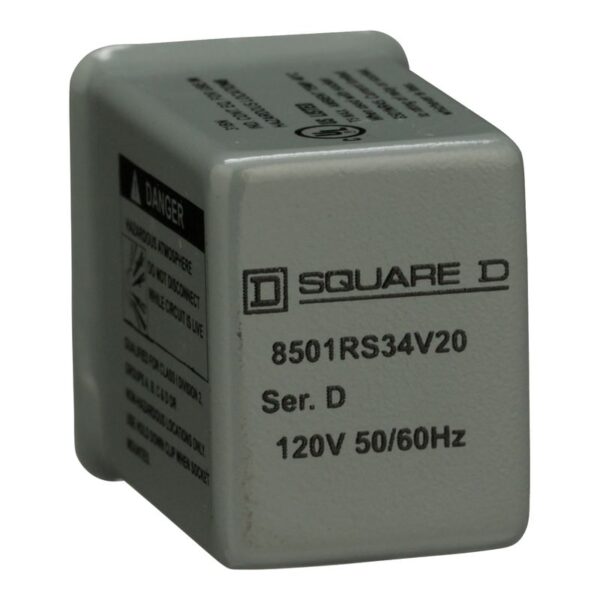 8501RS34V20 | RELAY 240VAC 5AMP TYPE R +OPTIONS - Schneider Electric