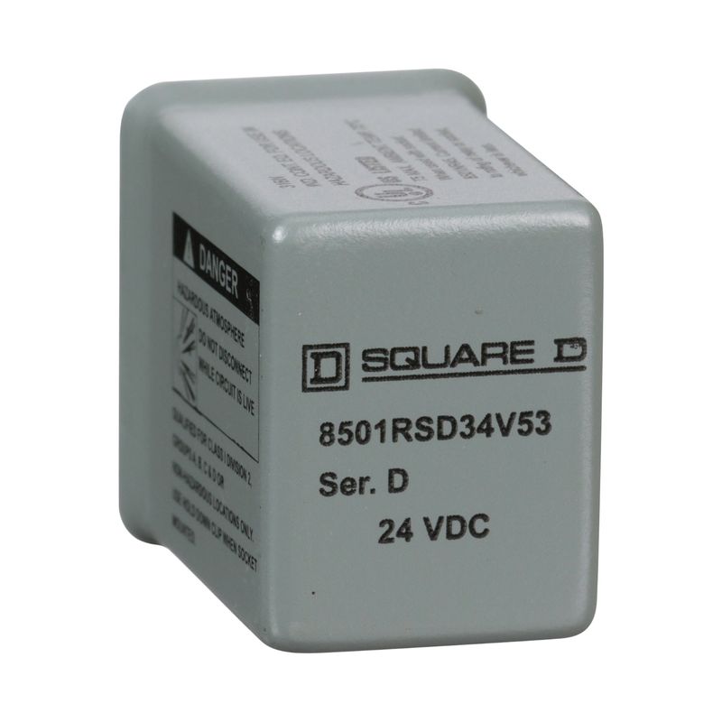 8501RSD34V53 8501RSD34V53 | RELAY 240VAC 5AMP TYPE R +OPTIONS - Schneider Electric - Image 1