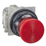 9001KR9R94H13 | PB metal mushr for KR9 41mm red 1CO - Schneider Electric