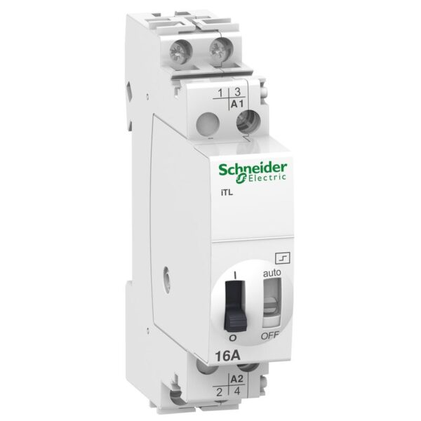 A9C30112 | ACTI9 ITL16A 2NO 24VAC 50-60HZ 12VDC - Schneider Electric