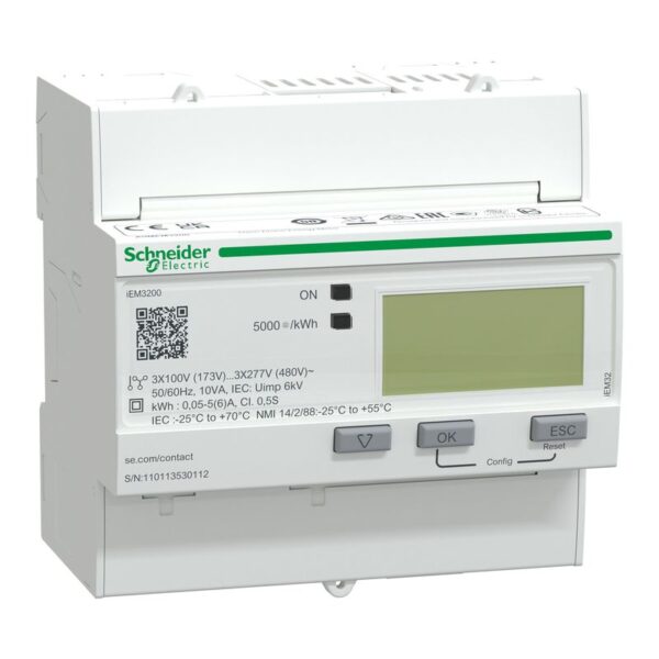 A9MEM3200 | iEM3200 CT operated Cl 0.5S Energy meter - Schneider Electric