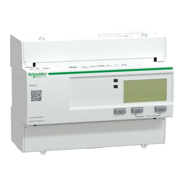 A9MEM3300 | iEM3300 125A Cl 1 Energy meter LCD displ - Schneider Electric