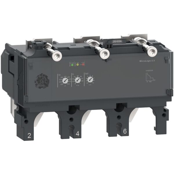 C6332D630 | TRIP UNIT NSX630 AC 3P3D 630A 2.3 - Schneider Electric