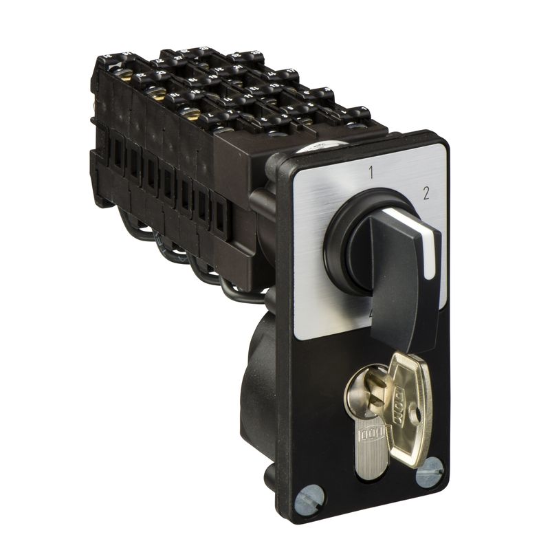 K1Q034NZ4 K1Q034NZ4 | STEP.SWITCH 4POS 4POLES B LACK HANDLE - Schneider Electric - Image 1