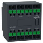 LADN04A | AUX Deca front 0NO 4NC snap-in - Schneider Electric