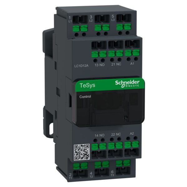 LC1D12AF7 | CTR Deca 12A 3P 110V AC Snap-in - Schneider Electric