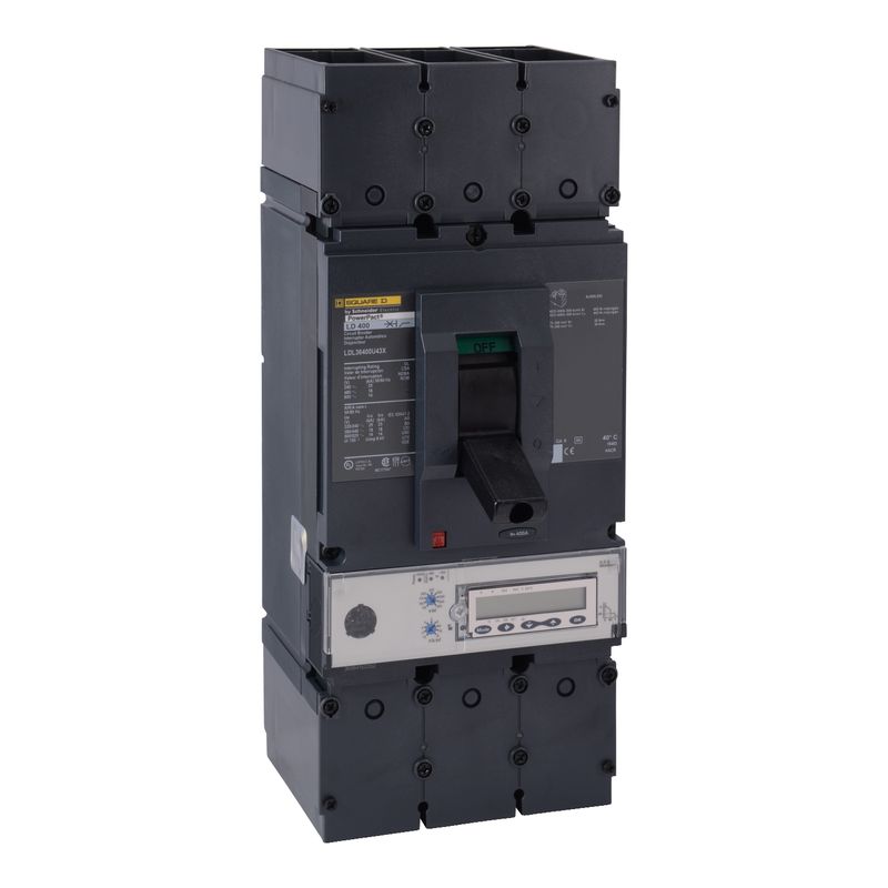 LDL36400U43X LDL36400U43X | MOLDED CASE CIRCUIT BREAKER 600V 400A - Schneider Electric - Image 1